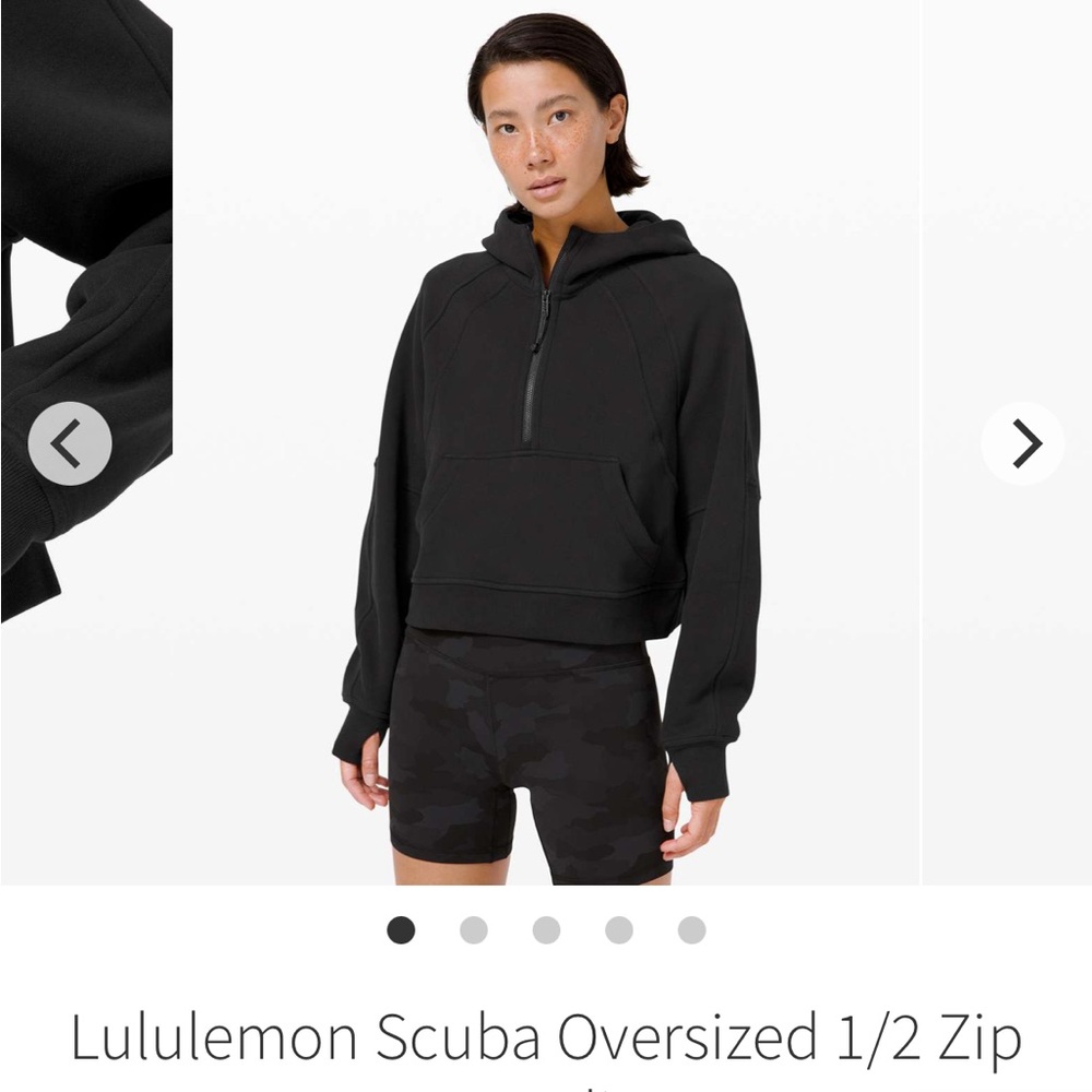 Lululemon Scuba Oversized 1/2 Zip Hoodie